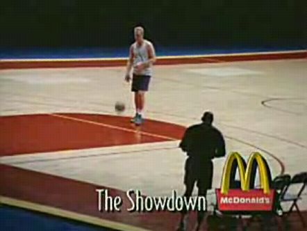 Michael Jordan Larry Bird McDonalds